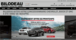 Desktop Screenshot of bilodeauautos.ca