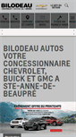 Mobile Screenshot of bilodeauautos.ca